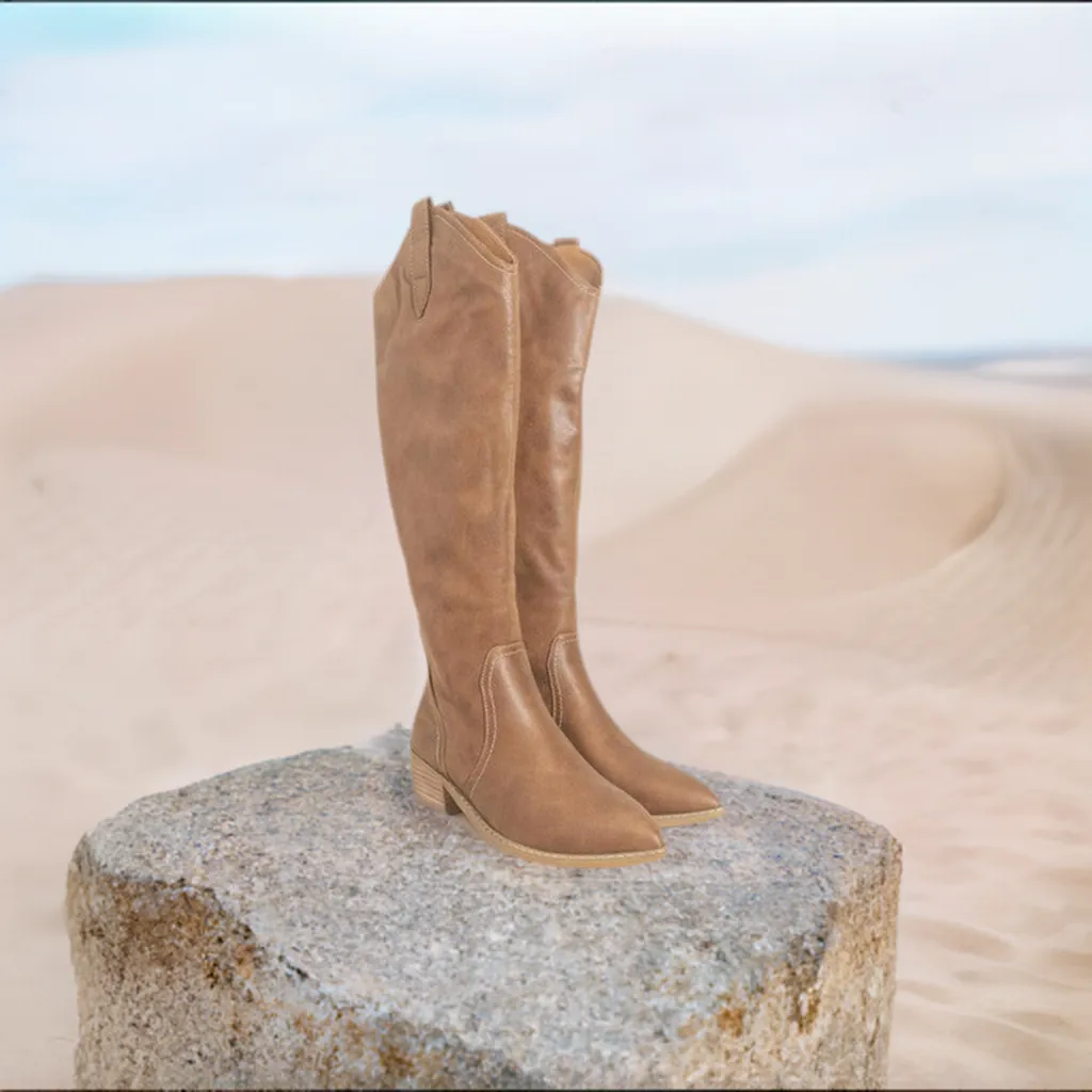 Charlee Knee High Heeled Boots