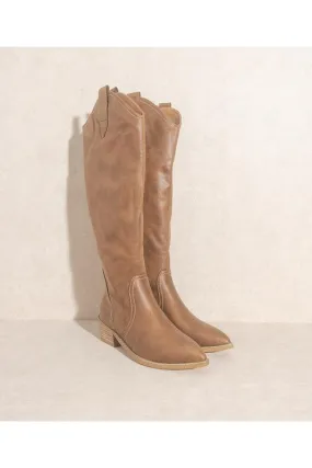 Charlee Knee High Heeled Boots