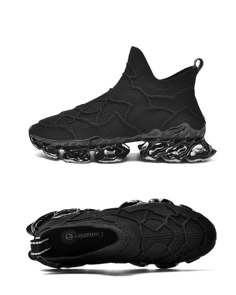Cyberpunk Casual Woven Performance Sneakers