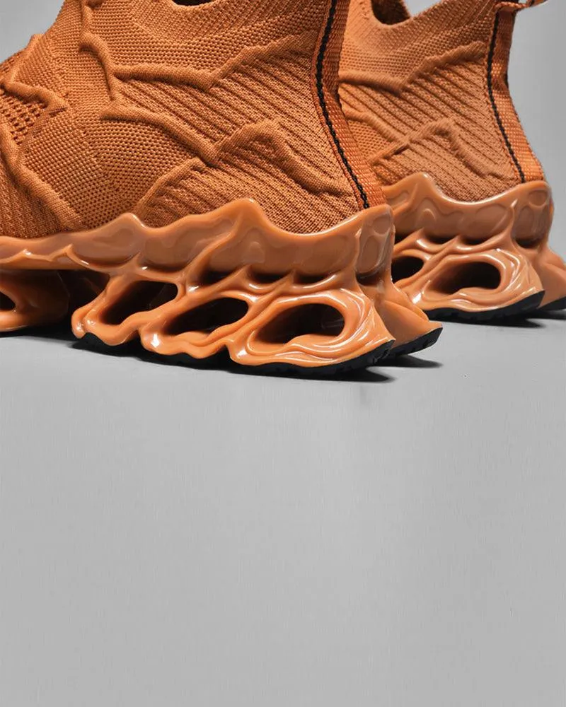Cyberpunk Casual Woven Performance Sneakers