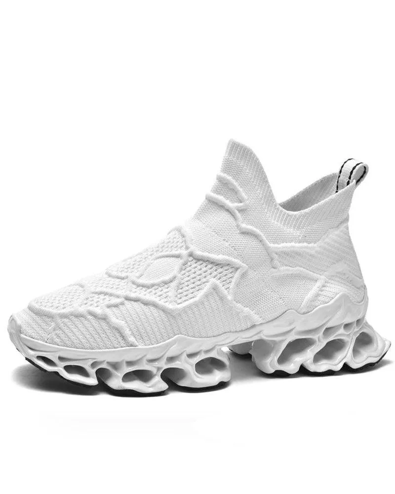 Cyberpunk Casual Woven Performance Sneakers