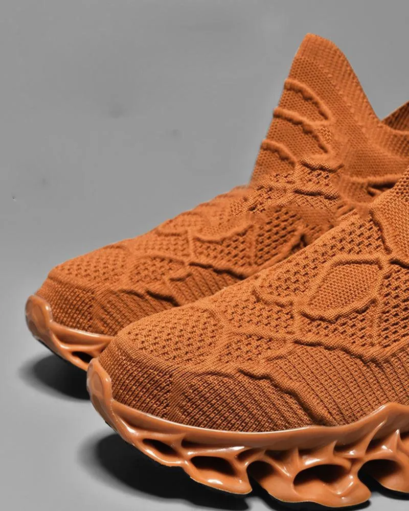 Cyberpunk Casual Woven Performance Sneakers