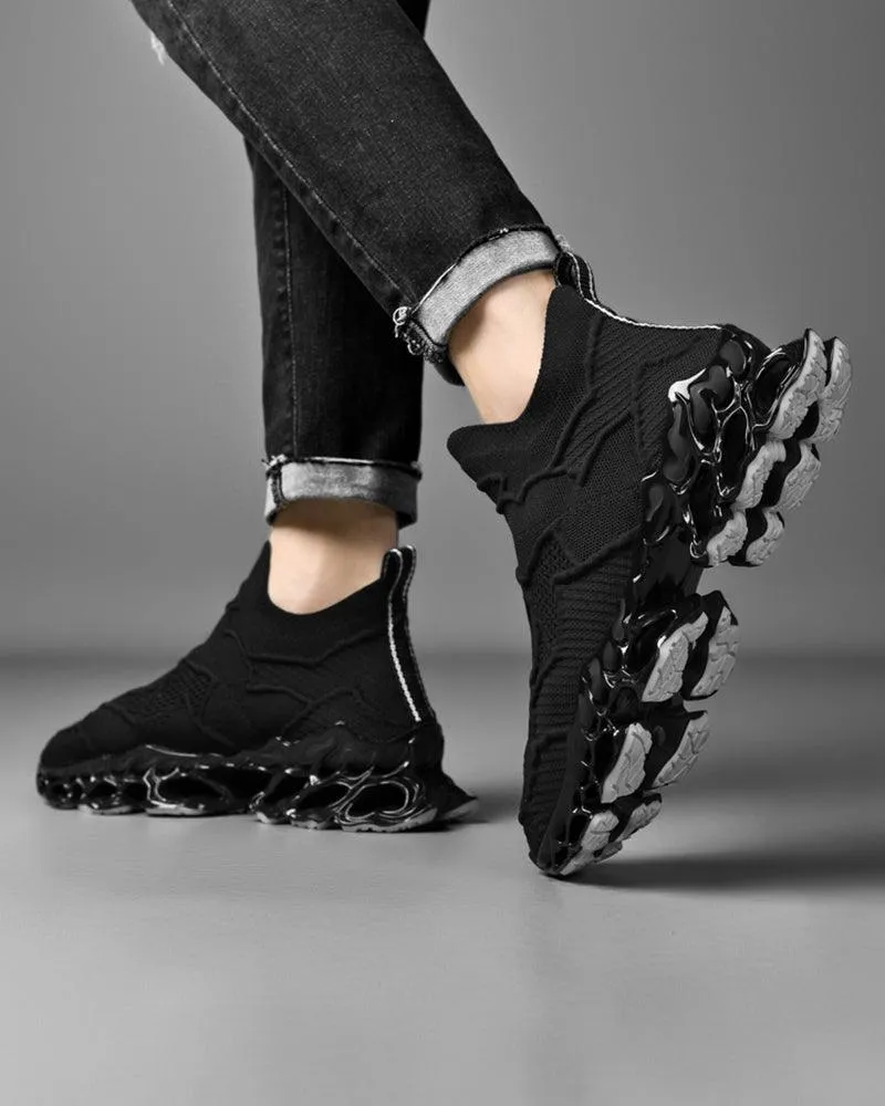 Cyberpunk Casual Woven Performance Sneakers