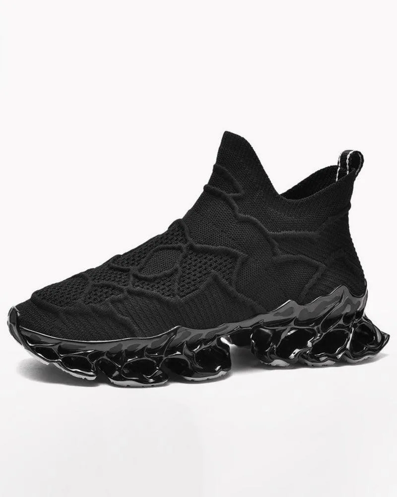 Cyberpunk Casual Woven Performance Sneakers
