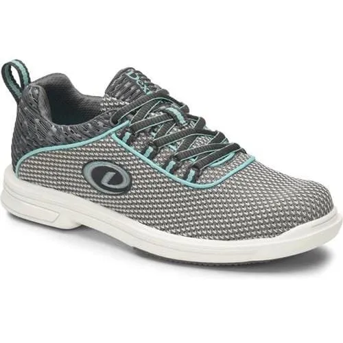 Dexter Womens Robin Grey/Blue Right Hand Bowling Shoes