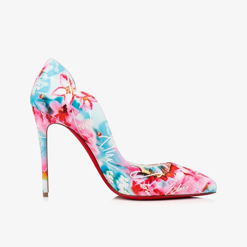 Elegant Multicolor Calf Leather Pump