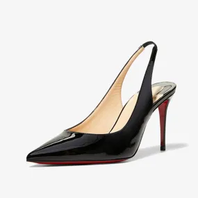 Elegant Patent Calf Leather Pump