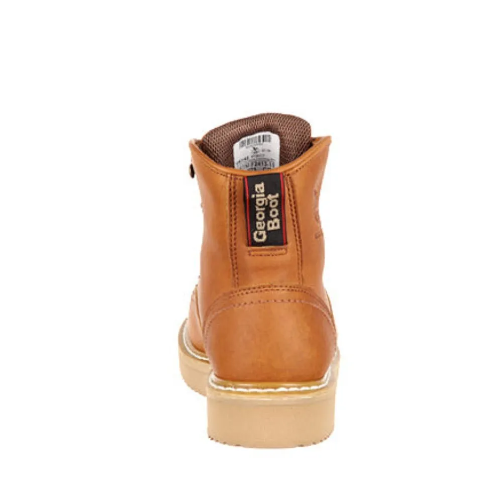 Georgia Boot Wedge Men's Steel Toe Work Boots G6342 In Gold