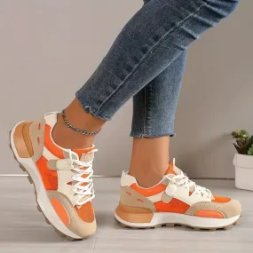 Ivyshape | Casual Women's Color Block Sneakers