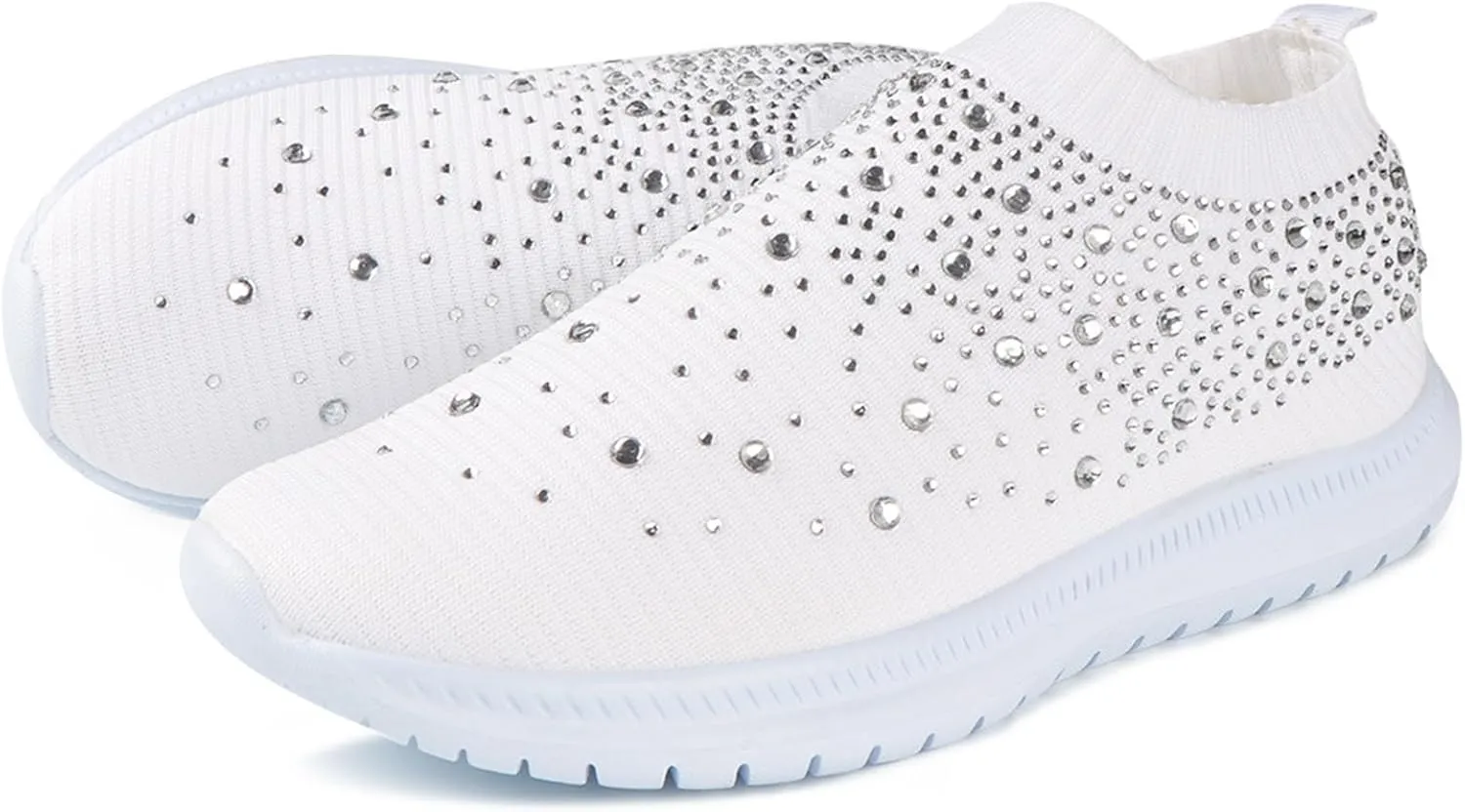 Lausiuoe Running Shoes For Women Arch Support Walking Comfort Light Weight Tennis Shoes Slip On Gym Fashion Sneakers