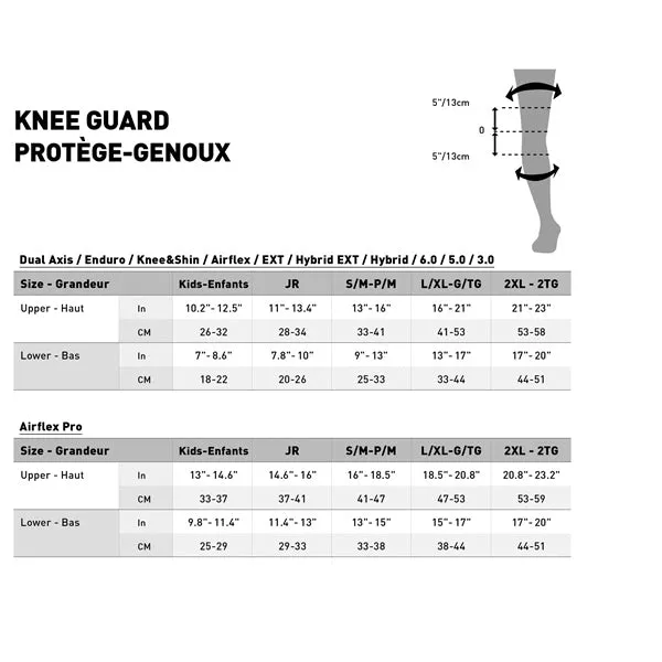 LEATT Knee & Shin Guard Dual Axis Men