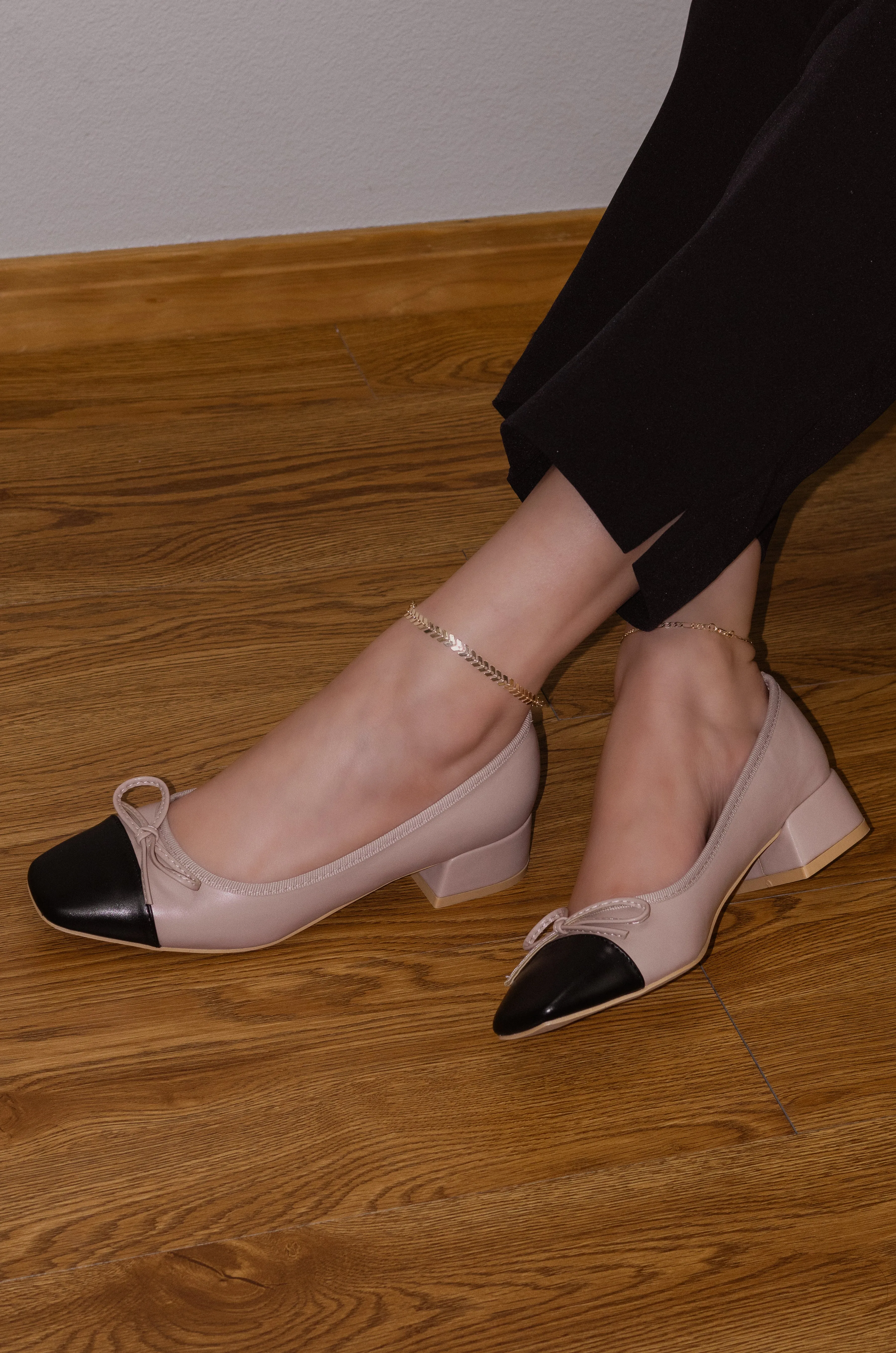 Marie - Women's Slip On Block Mid Heels