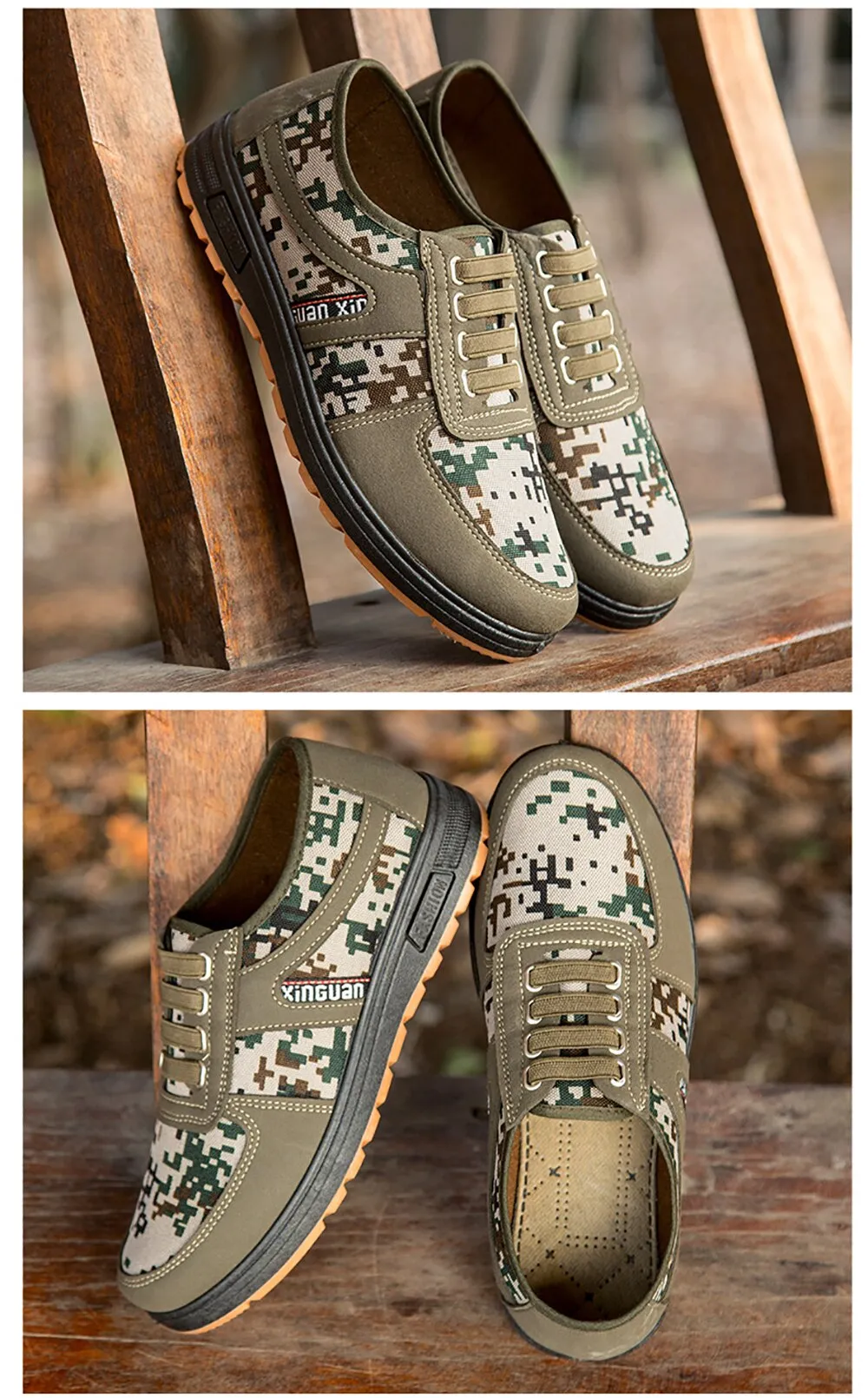 Men Casual Comfortable Lightweight Breathable Canvas