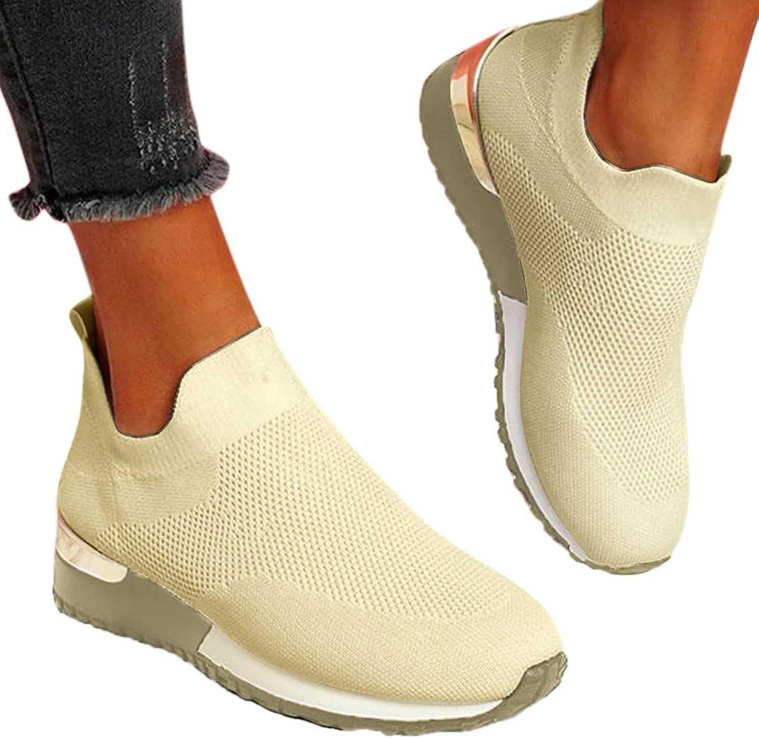 Men's Casual Dress Sneakers Womens Sneakers Wide Width Diabetic Shoes for Women Slip on Non Slip Low Top Casual Mens Loafers Dress Shoes Womens Sneakers