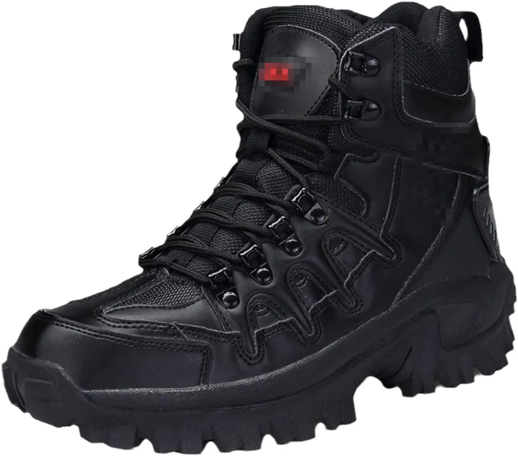 Men's Military Boots Combat Ankle Boots Tactical Plus Size Military Boots Work Safety Shoes Motorcycle Boots