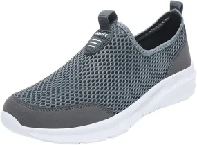 Mens Non Slip Walking Sneakers Lightweight Breathable Slip on Running Shoes Athletic Gym Tennis Shoes for Men Mens Non Slip Walking Sneakers Lightweight Breathable Slip on Running Shoes Athletic Gym Tennis Shoes for Men