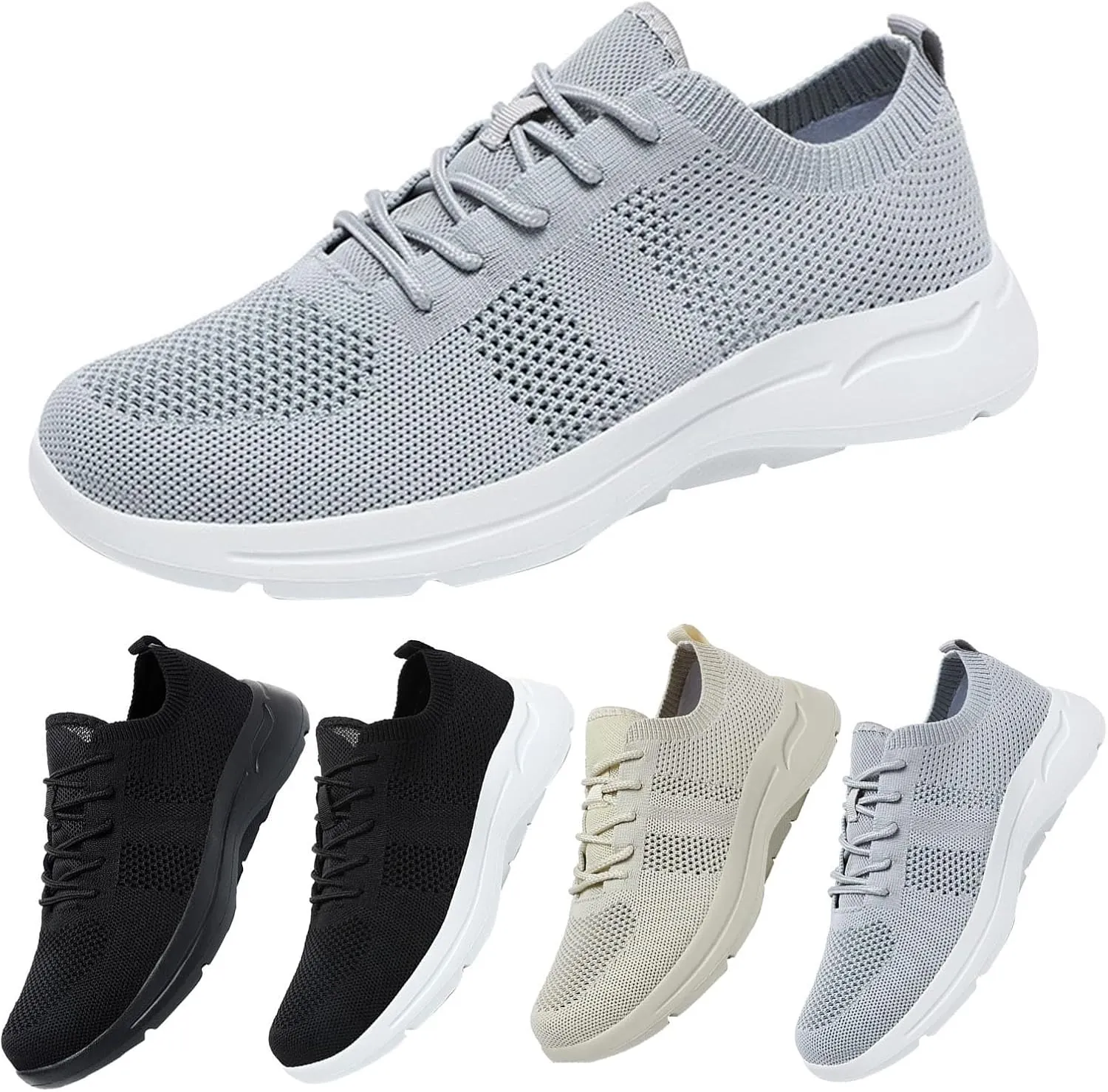 Mens Oxfords Lace-Up Lightweight Casual Walking Shoes Running Shoes for Women Mesh Woman Shoes Casual Chunky Sneakers Red Tennis Shoe Loafers Shoe