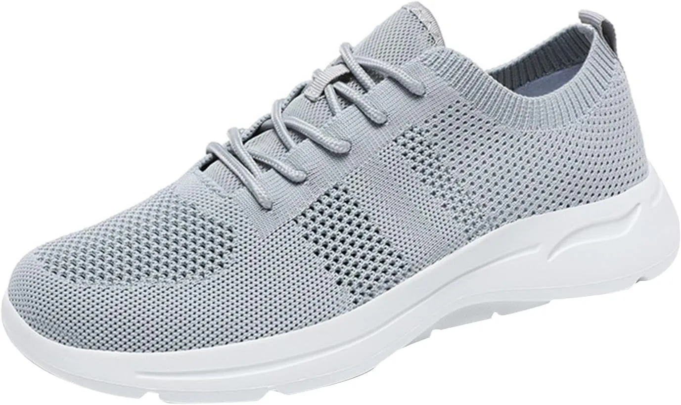 Mens Oxfords Lace-Up Lightweight Casual Walking Shoes Running Shoes for Women Mesh Woman Shoes Casual Chunky Sneakers Red Tennis Shoe Loafers Shoe