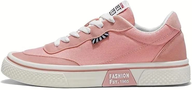 Men's Versatile Casual Sneakers, Low-Top Lace-Up Shoes with Rubber Sole, Comfortable for Casual Attire