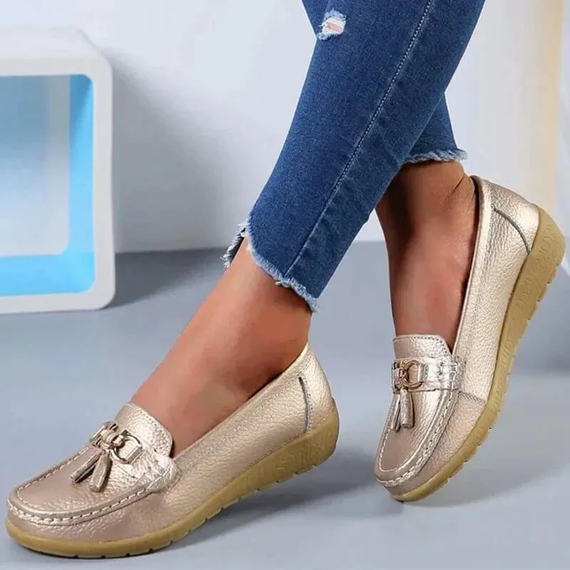 Mina Leather Shoes - Elegance with Unmatched Comfort