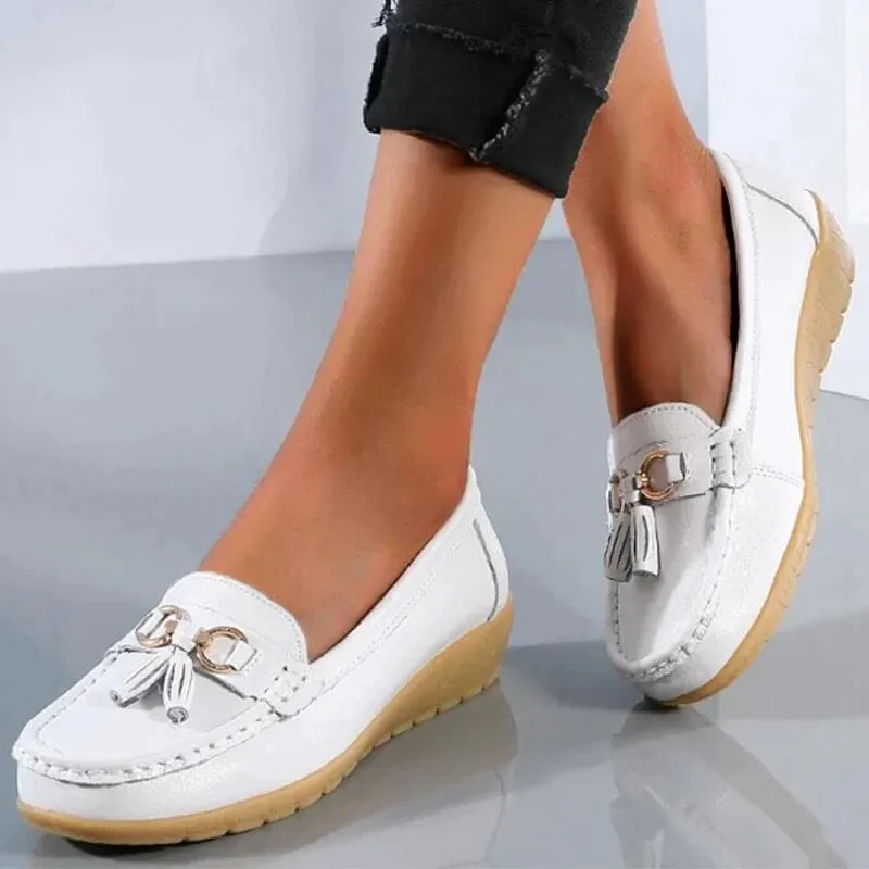 Mina Leather Shoes - Elegance with Unmatched Comfort