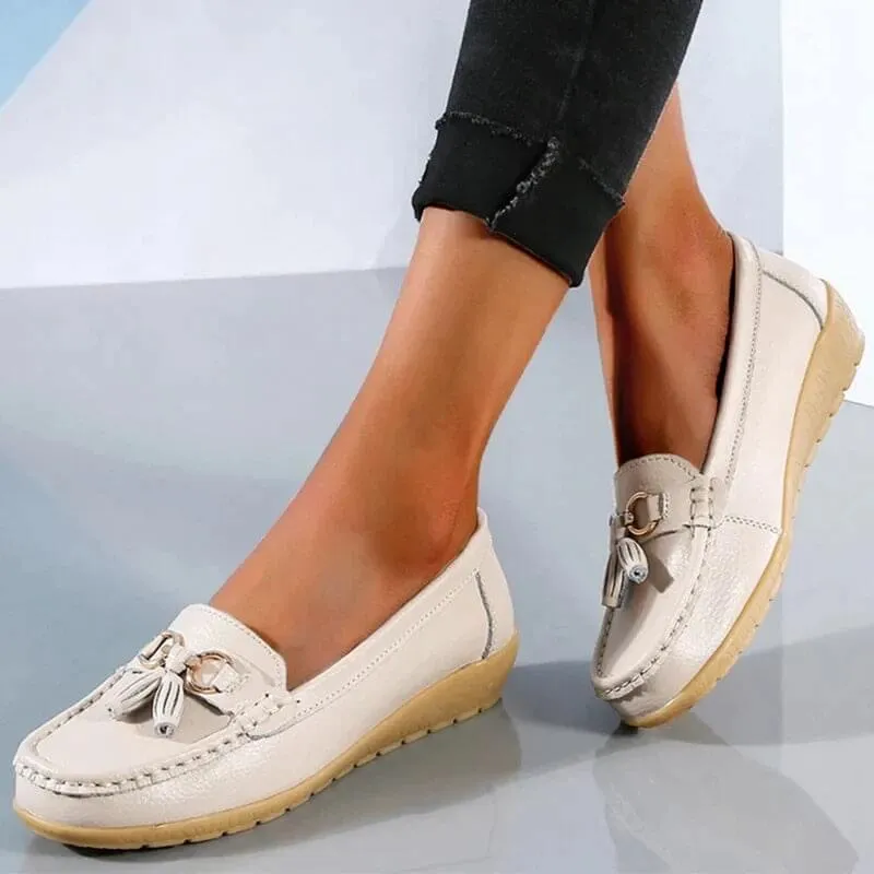 Mina Leather Shoes - Elegance with Unmatched Comfort