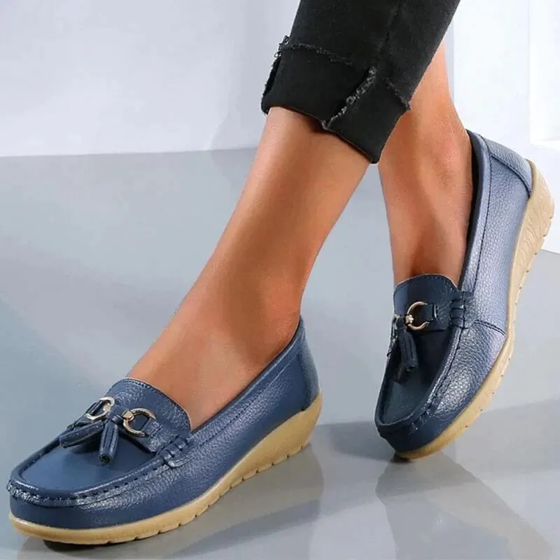 Mina Leather Shoes - Elegance with Unmatched Comfort