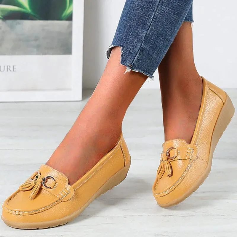 Mina Leather Shoes - Elegance with Unmatched Comfort