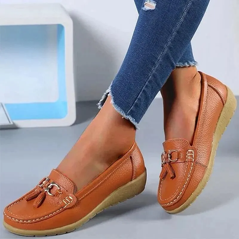 Mina Leather Shoes - Elegance with Unmatched Comfort