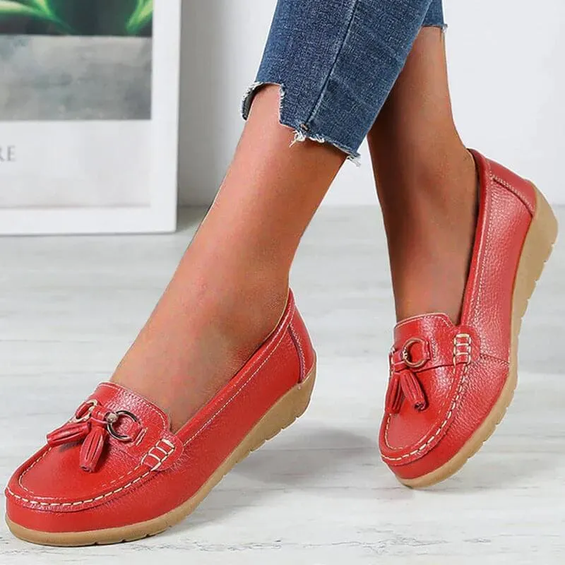 Mina Leather Shoes - Elegance with Unmatched Comfort