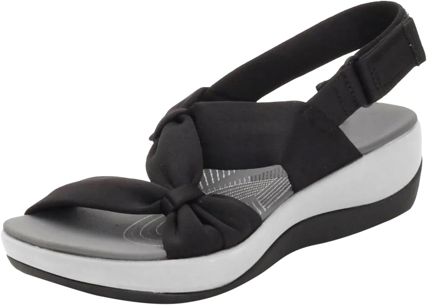 New Women Sandals Summer Breathable Beach Shoes Large Size Bow Knot Wedge Heels Sandals Fashion Womens Flip Flop