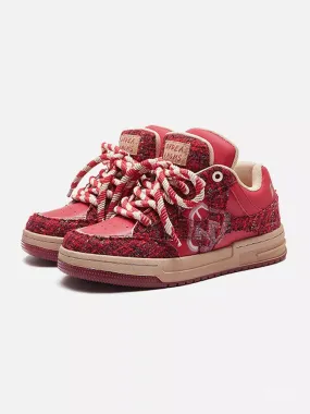 Niceprimes Red trendy sneakers