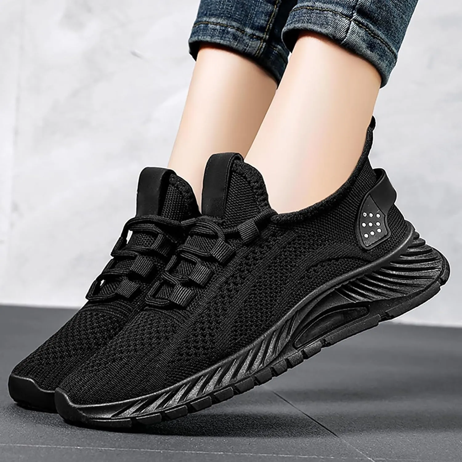Non Slip Work Shoes Women Walking Sneakers for Women Loafers for Women Casual Round Head Christmas Tennis Shoes for Men Wide Toe Box Trendy Casual