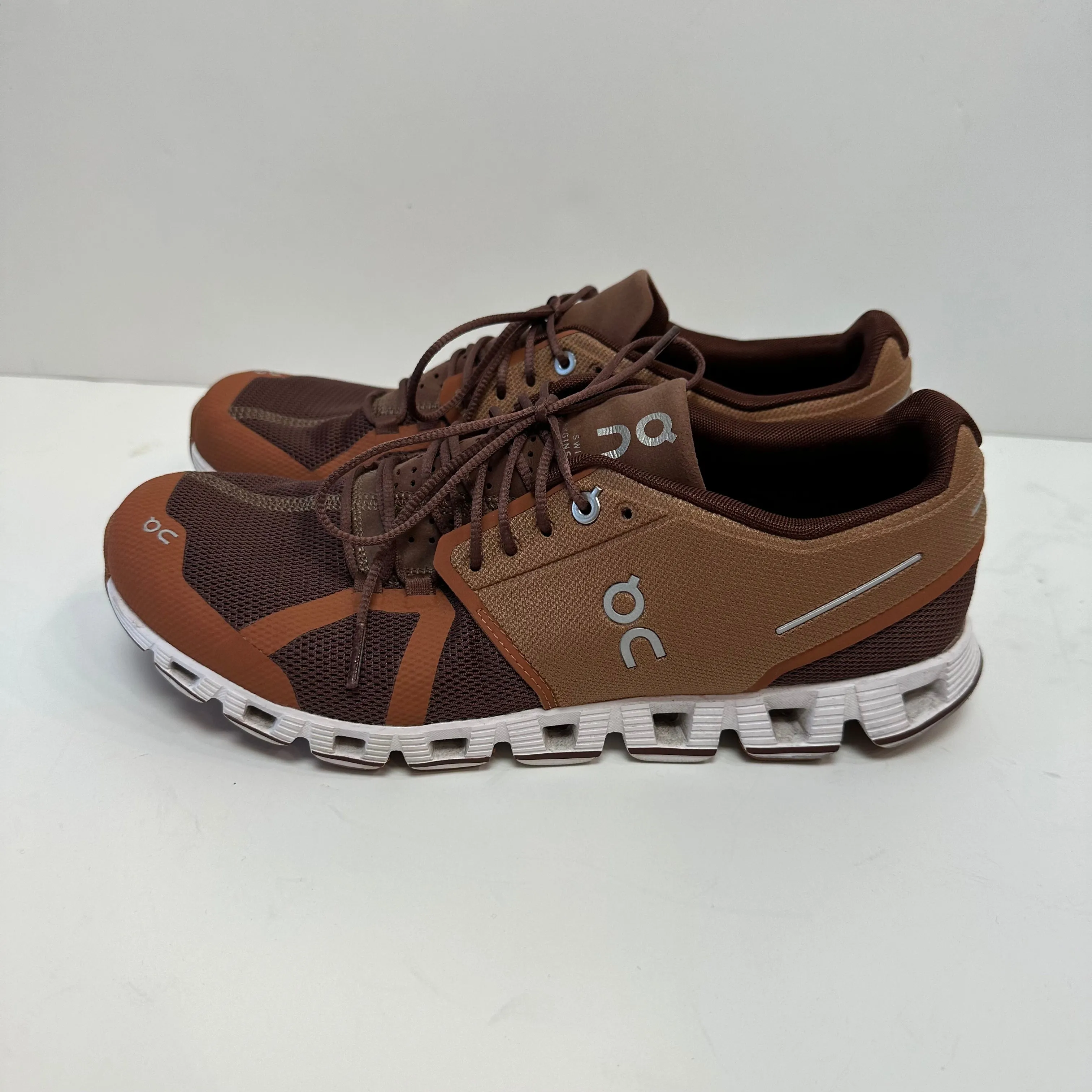 On Running Men's Cloud Sneaker On Clouds Rust Red Orange 9