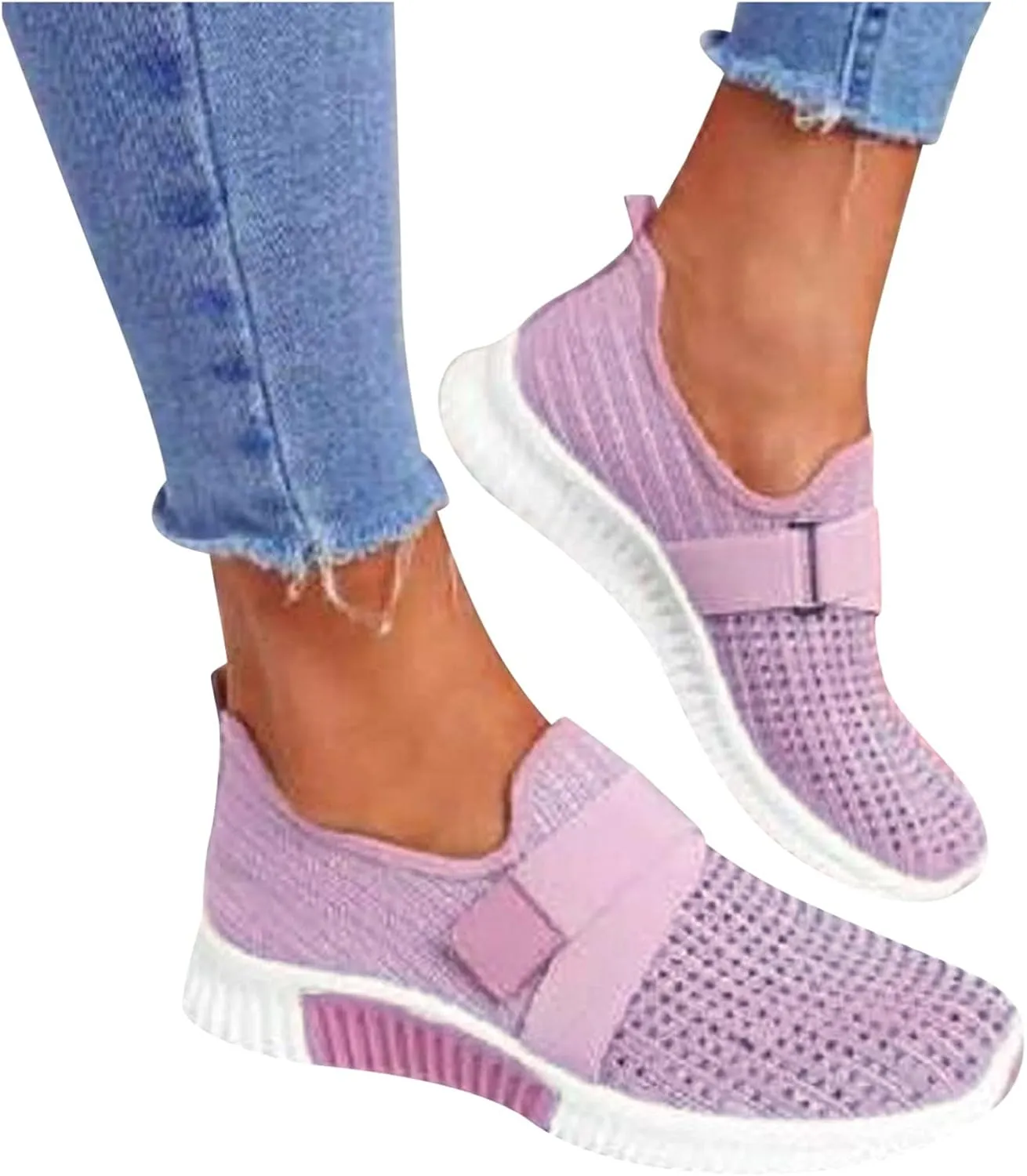 Running Shoes Women Sneakers Tennis Workout Walking Gym Lightweight Womens Slip On Walking Shoes Womens Pink Loafers Wedge Sneakers for Women
