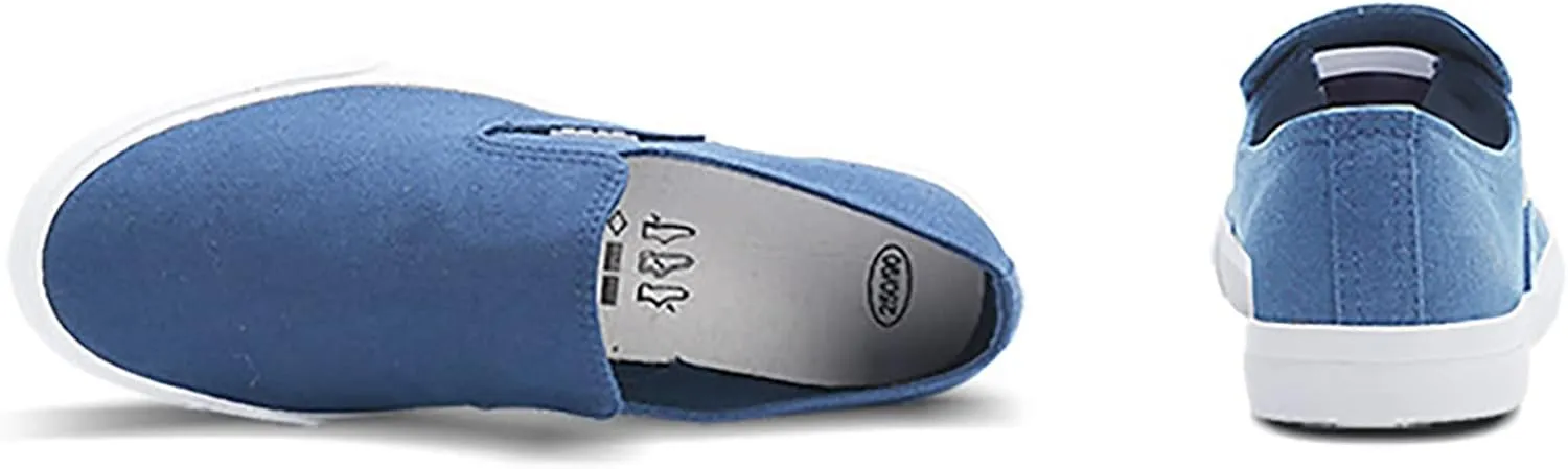 Solid Color Mens Casual Sport Shoes Fashion Breathable Slip on Lightweight Summer Comfortable Outdoor Flat Bottom Walking Running Sneakers for Men