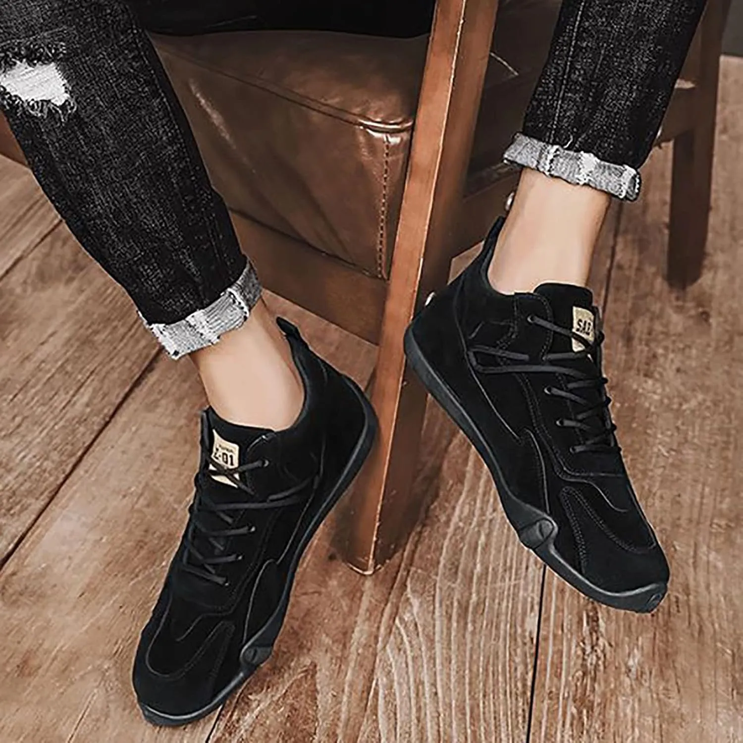 Sports Shoes for Men Popular Labor Work Shoes Wear High Top Board Casual Leisure Jungle Sneaker