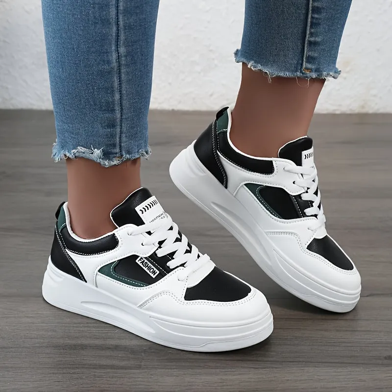 Stylish Colorblock Platform Sneakers for Women | Perfect for Casual Days