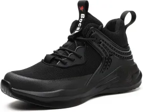 SYLPHID Steel Toe Boots for Men Safety Shoes for Women Work Sneakers Slip Resistant