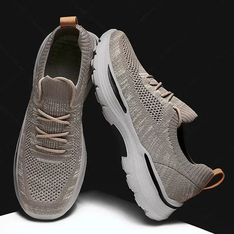 Wide Slip-On Walking Shoes Men Casual Comfortable Loafers
