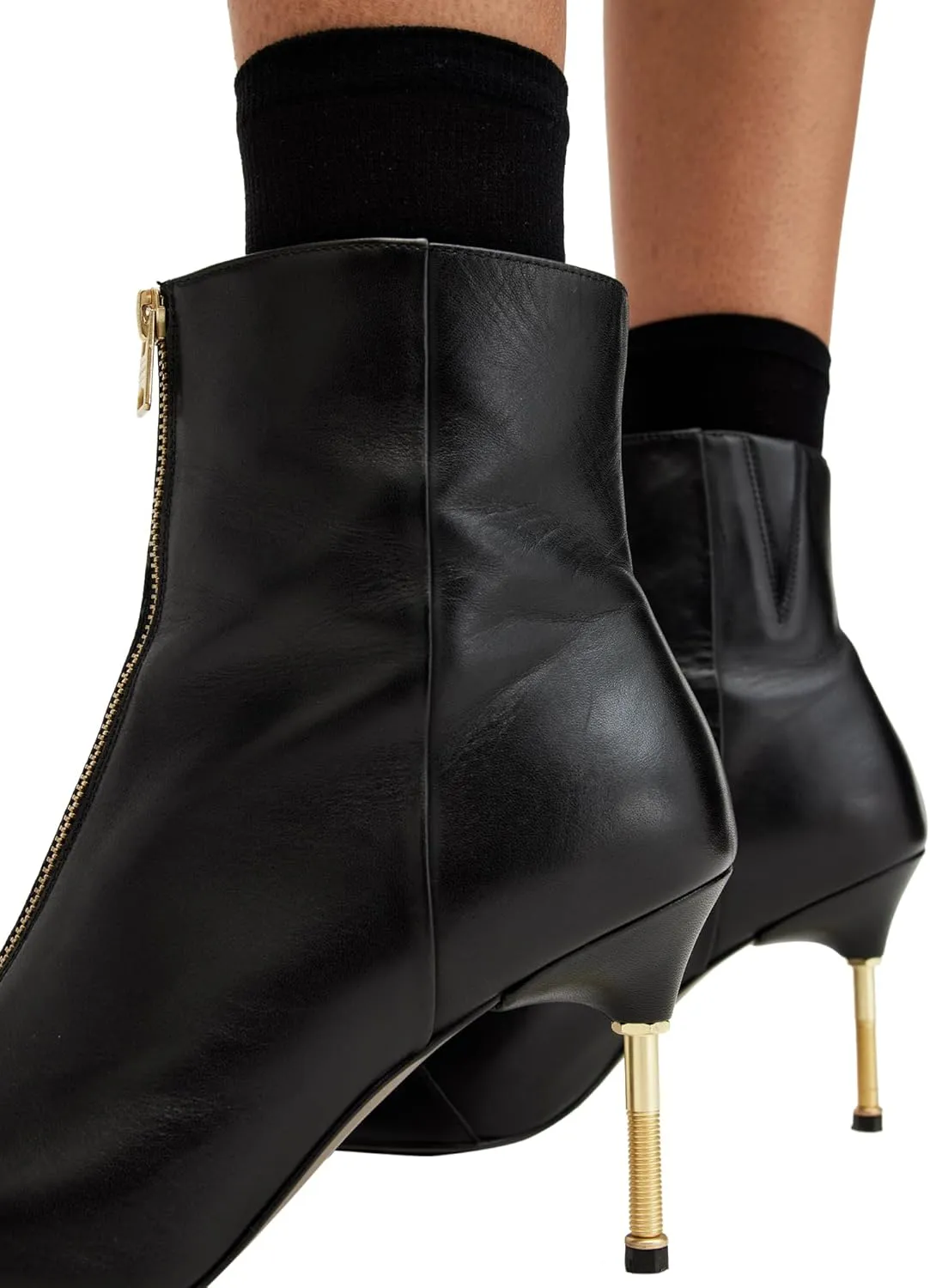 Women's Natasha Leather Boot Mid Calf