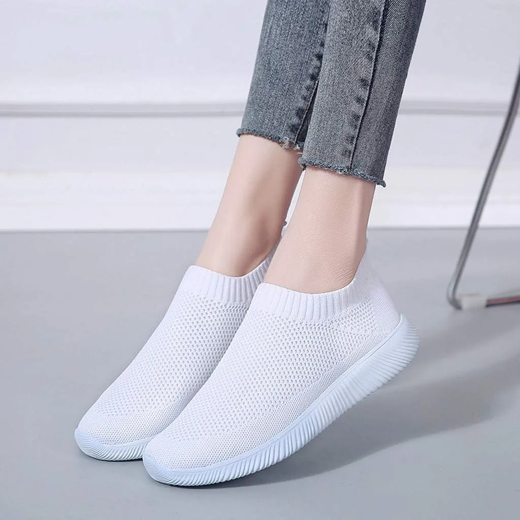 Womens Orthopedic Slip On Casual Shoes Walking Sneakers with Arch Support Comfortable Loafers Plantar Fasciitis Relief Foot Pain Diabetic Feet
