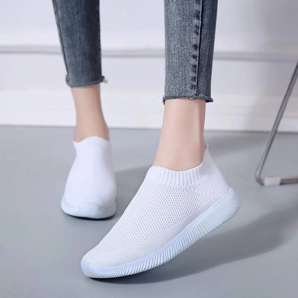 Womens Orthopedic Slip On Casual Shoes Walking Sneakers with Arch Support Comfortable Loafers Plantar Fasciitis Relief Foot Pain Diabetic Feet