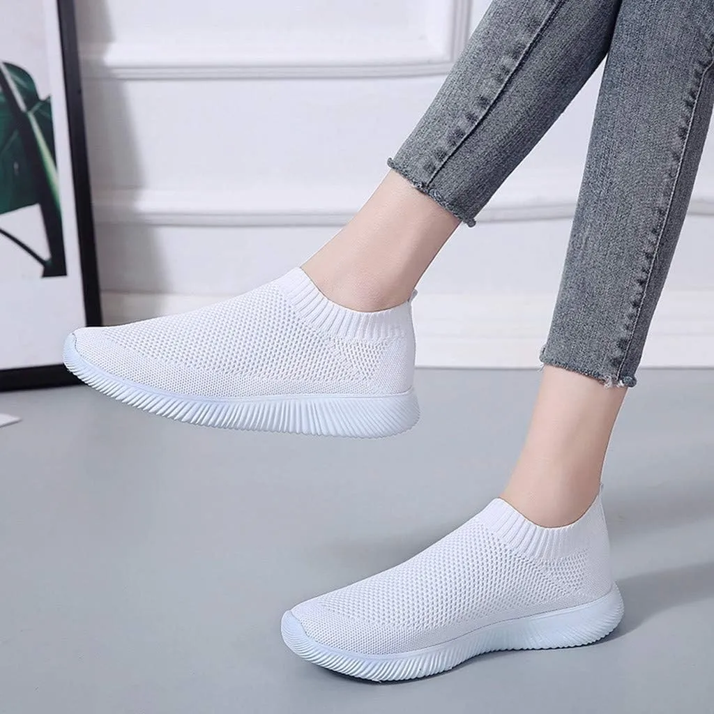 Womens Orthopedic Slip On Casual Shoes Walking Sneakers with Arch Support Comfortable Loafers Plantar Fasciitis Relief Foot Pain Diabetic Feet