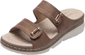 Women's Temperament Platform Sandals Summer Beach Walking Cushion Sandals Walking Sandals Party Sandals