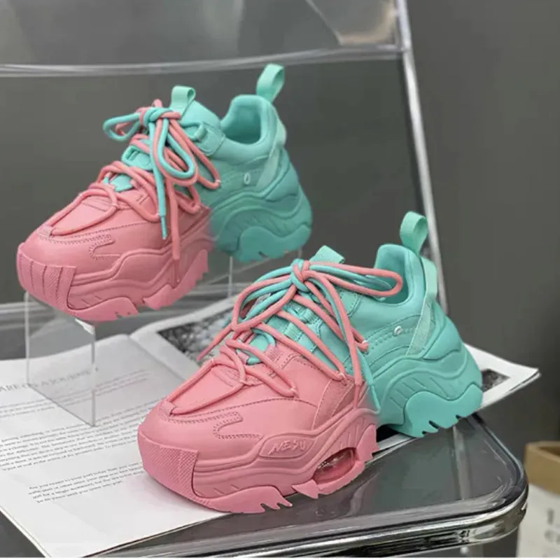 Women's Thick Bottom Comfortable  Sneakers