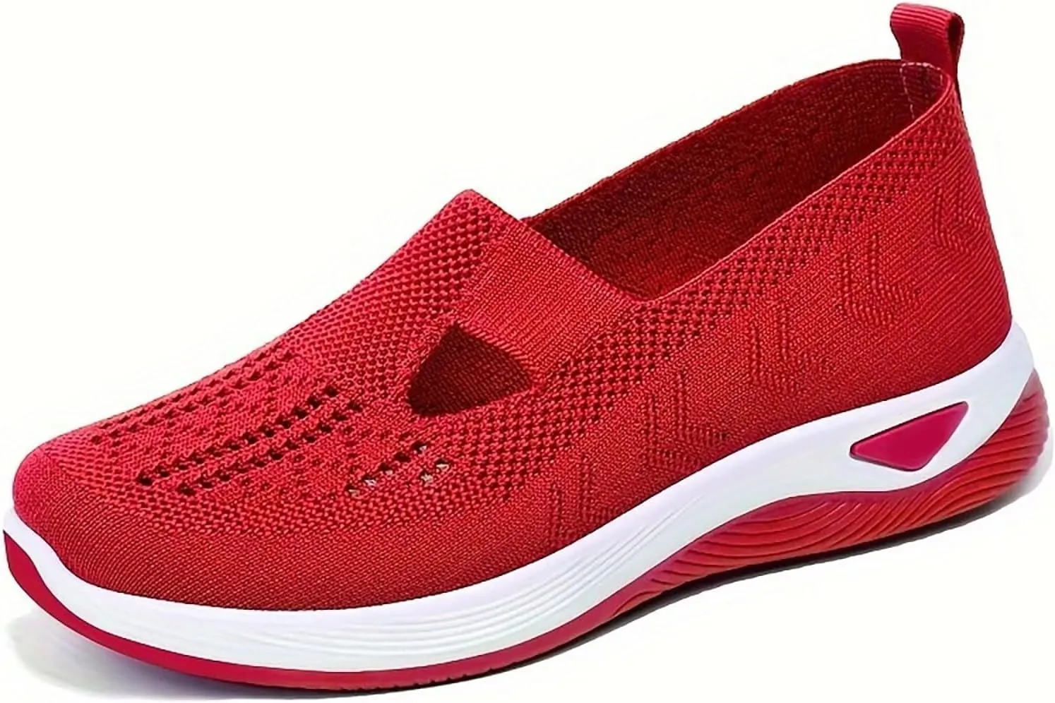 Women's Woven Orthopedic Breathable Soft Shoes Tennis Shoes Womens Comfortable Women Casual Shoes Walking Sneakers White Tennis Shoe Loafers Casual Slip On